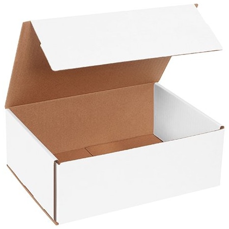Bsc Preferred 11 x 8 x 4'' White Corrugated Mailers, 50PK BUY00017397